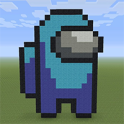 Pixel Us Red and Blue 2