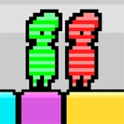 Red and Green Rainbow